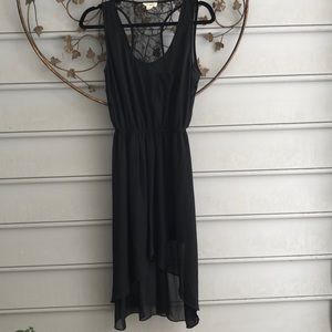 Love Riche High-Low Black Dress